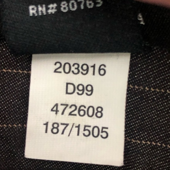 Body by Victoria brown pin striped button detail skirt size 2 - Picture 9 of 9